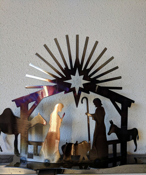 Contemporary Nativity Scene