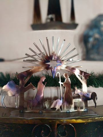 Contemporary Nativity Scene