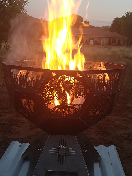 TEMPORARILY UNAVAILABLE - Puro Nuevo Hexagonal Fire Pit - Available for Pick Up Only (Shipping unavailable)